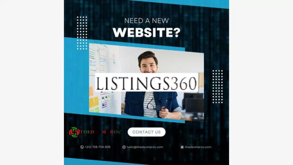 1,500 Dhs Site web commerciale vitrine à votre goût app free